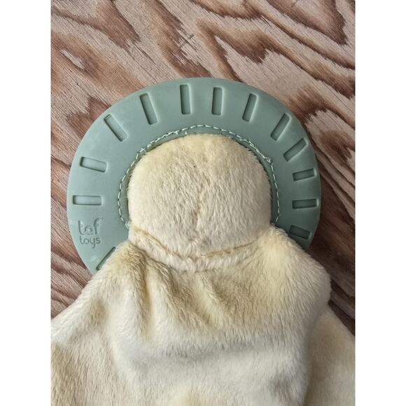 Taf Toys Infant Security Blanket w/ Teething Ring 7.5" X 7.5" - Picture 4 of 6